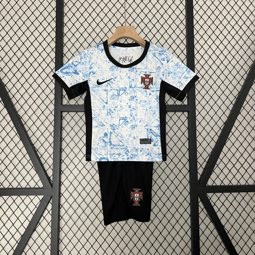 Portugal 2024 Euro Away Kids Suit