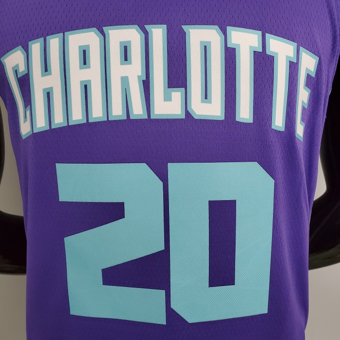 Gordon Hayward Charlotte Hornets Swingman Jersey Purple