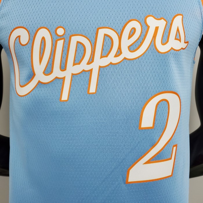 Kawhi Leonard LA Clippers 2022 City Edition Swingman Jersey Blue