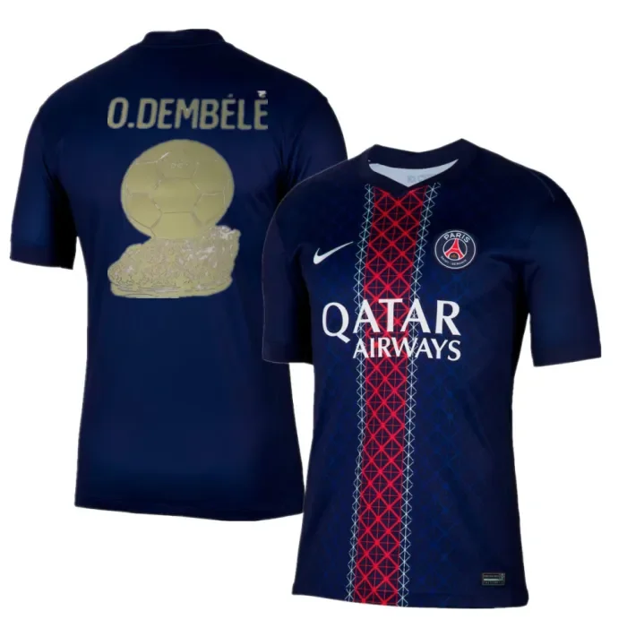 Paris Saint Germain O.DEMBÉLÉ 2025 BALLON D'OR Men Jersey PSG