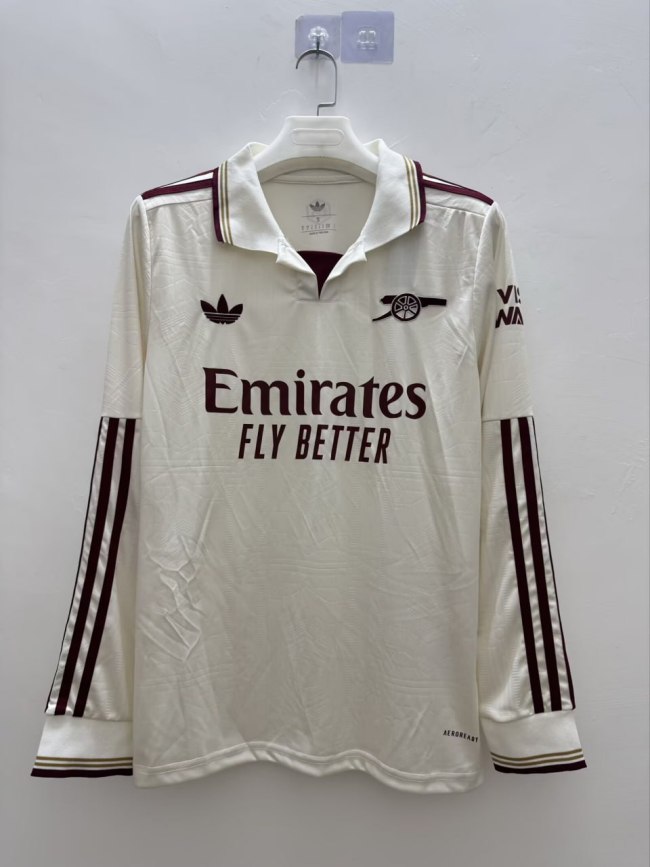 Copy Arsenal Third Man Long Sleeve Jersey 25/26