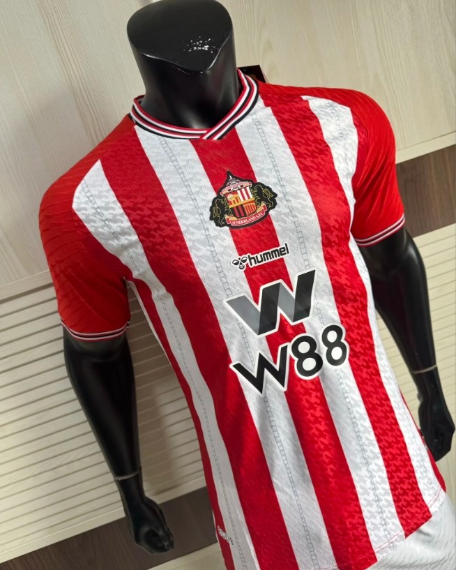 Sunderland Home Player version Man Jersey 25/26