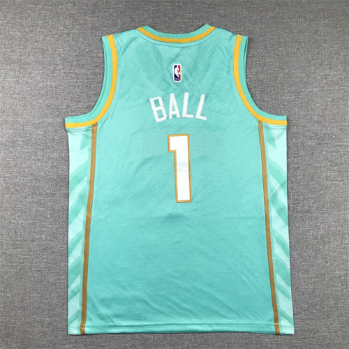 Charlotte Hornets Kids Jersey City Edition 23/24 NO.1 BULL