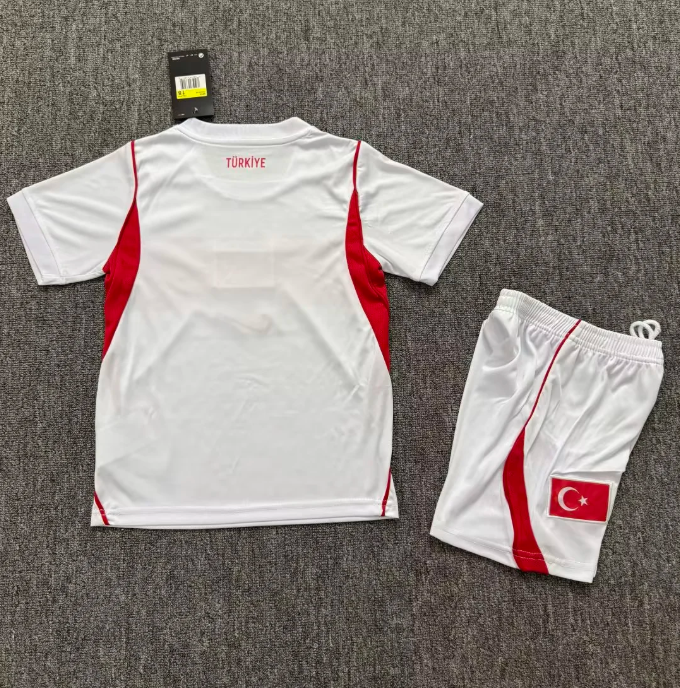 Turkey 2026 World Cup Away Kids Suit