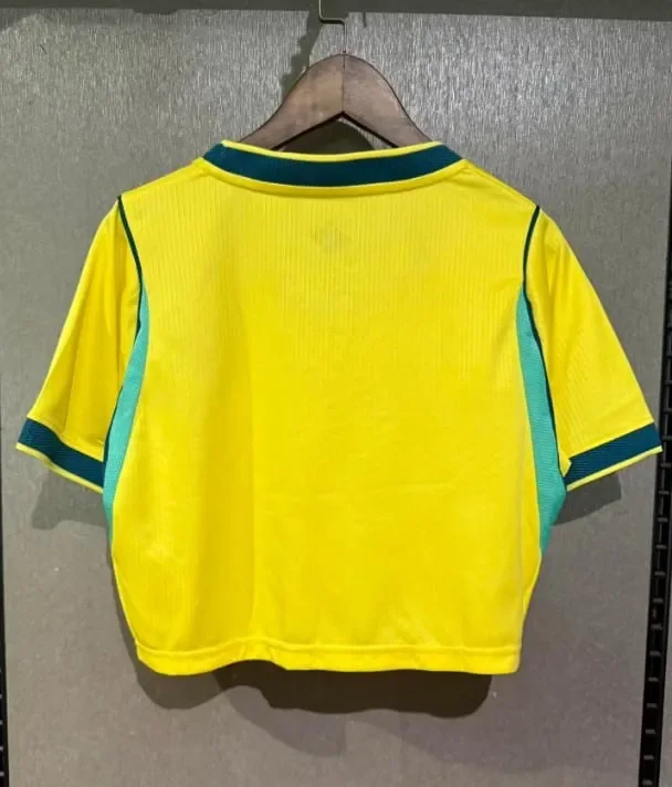 Brazil 2026 World Cup Home Women Cropped Jersey