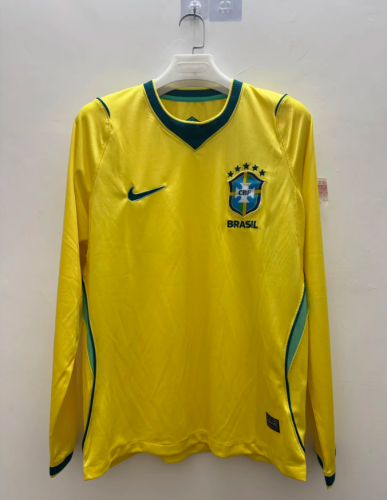 Brazil 2026 World Cup Home Long Sleeve Man Jersey