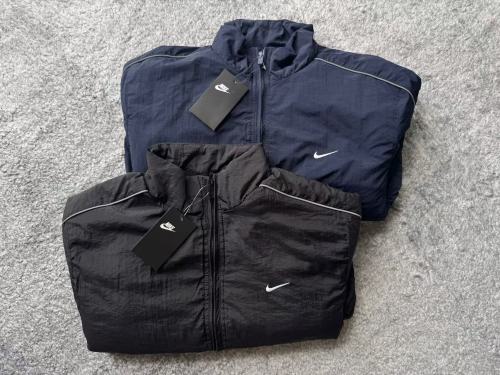 Nike two-color reflective collar coat windbreaker jacket coat!