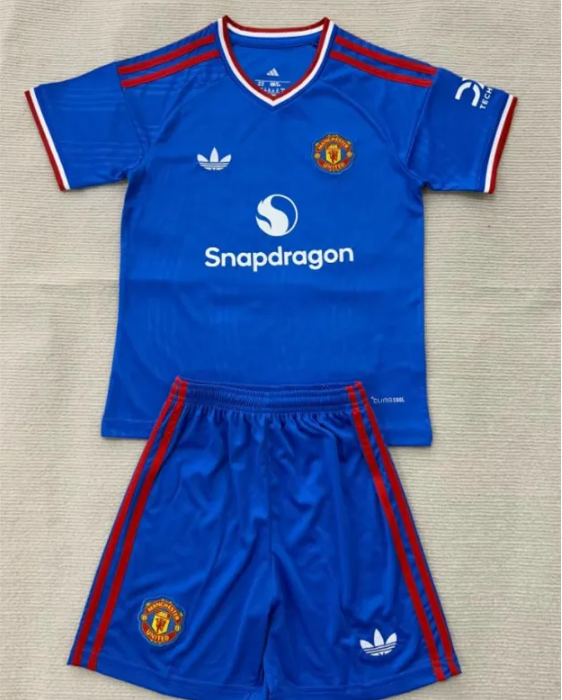 Manchester United Man Away Kids Suit 26/27