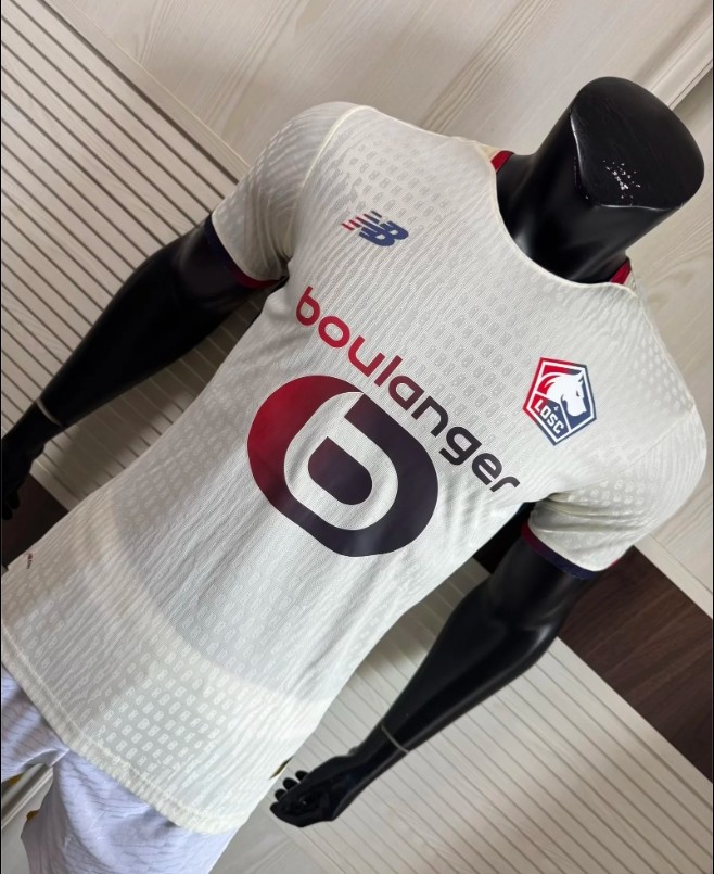 Lille Olympique Away Men Player version Jersey 25/26