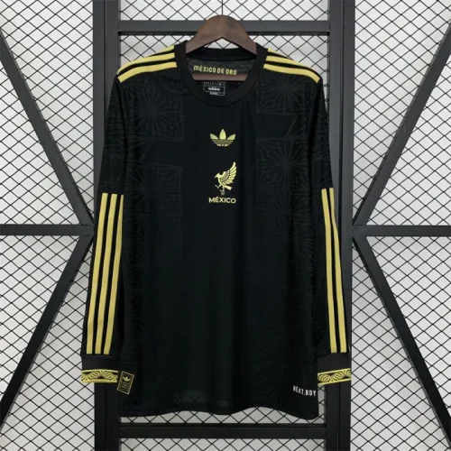 Mexico Gold 2025 Man Long Sleeve Jersey