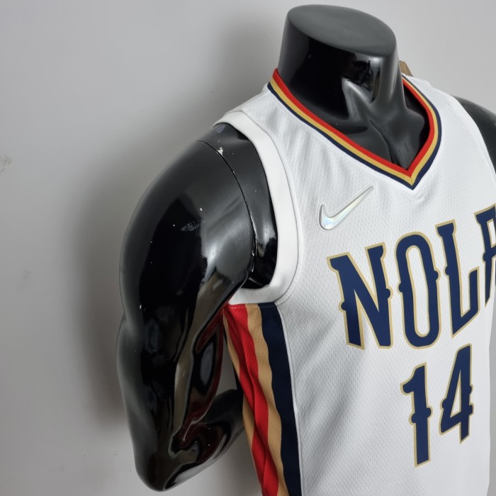 Brandon Ingram New Orleans Pelicans 2022 City Edition Swingman Jersey White