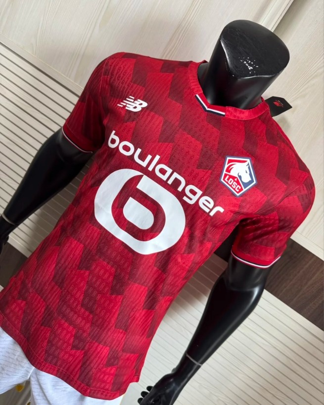 Lille Olympique Home Men Player version Jersey 25/26