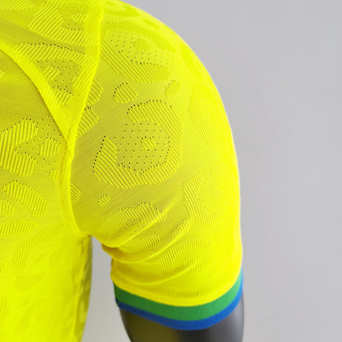 Brazil Home Player Version Man Jersey 2022