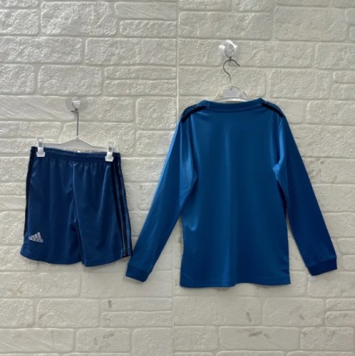 Real Madrid Third Retro Long Sleeve Kids Suit 17/18