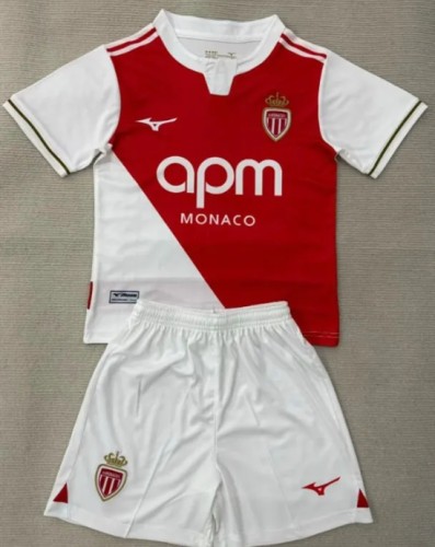 AS Monaco Home Kids Suit 25/26