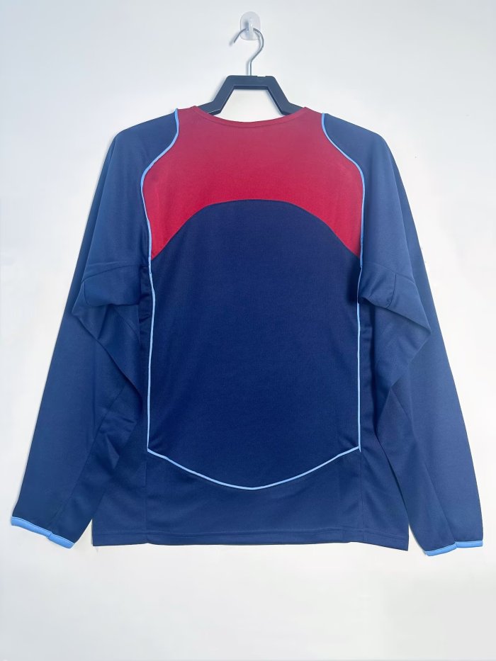 Atletico Madrid Away Long Sleeve Retro Jersey 2004/05