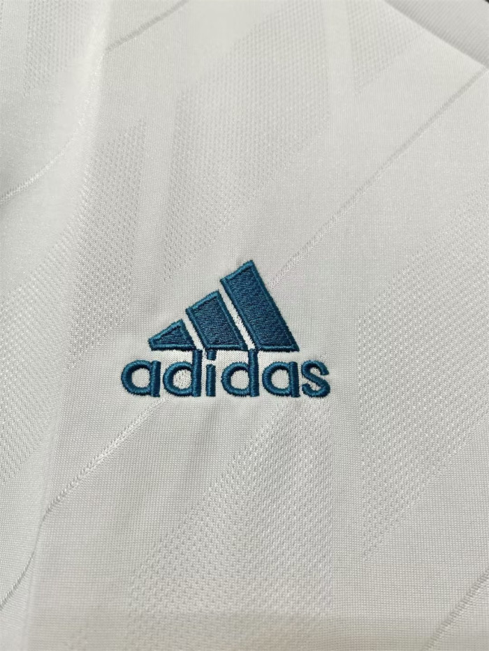 Real Madrid Home Retro Long Sleeves Jersey 17/18