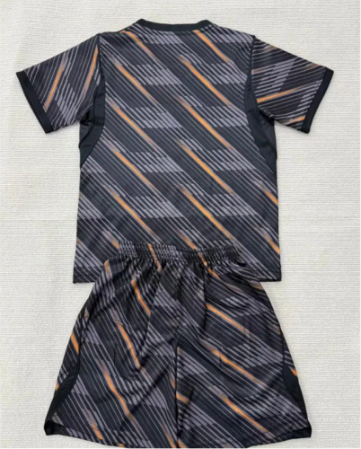 France 2026 World Cup Hollywood Black Goalkeeper Kids Suit