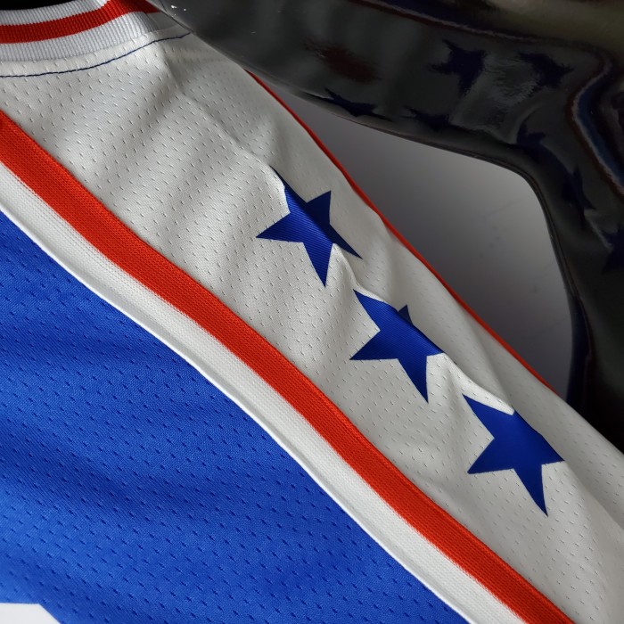 Ben Simmons Philadelphia 76ers 75th Anniversary Swingman Jersey Blue