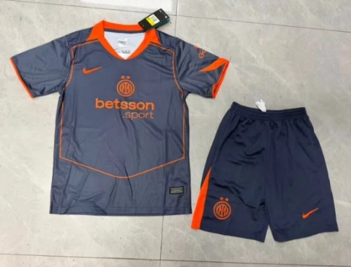 Inter Milan Third Kids Suit 25/26