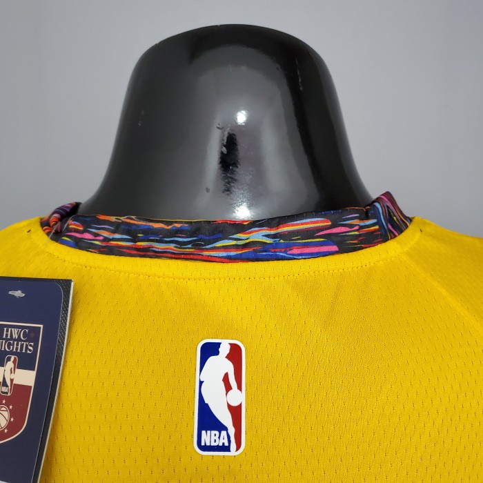 Kevin Durant Brooklyn Nets Commemorative Edition Swingman Jersey Yellow