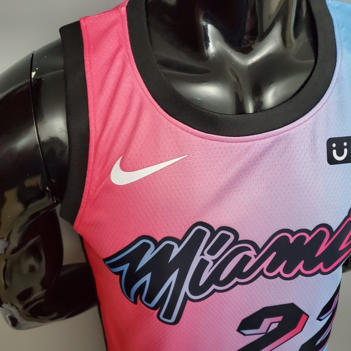 Jimmy Butler Miami Heat Swingman Jersey Pink Blue