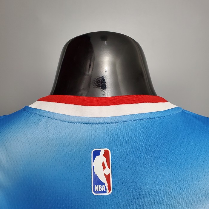 Kevin Durant Brooklyn Nets Retro Limited Edition Blue Swingman Jersey