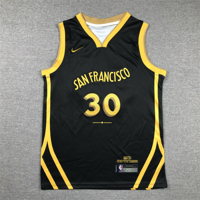 Chicago Bulls Kids Jersey Black City Edition 23/24 NO.23 JORDAN