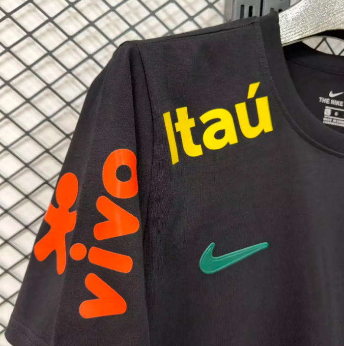 Brazil CBF Training Cotton T-Shirt