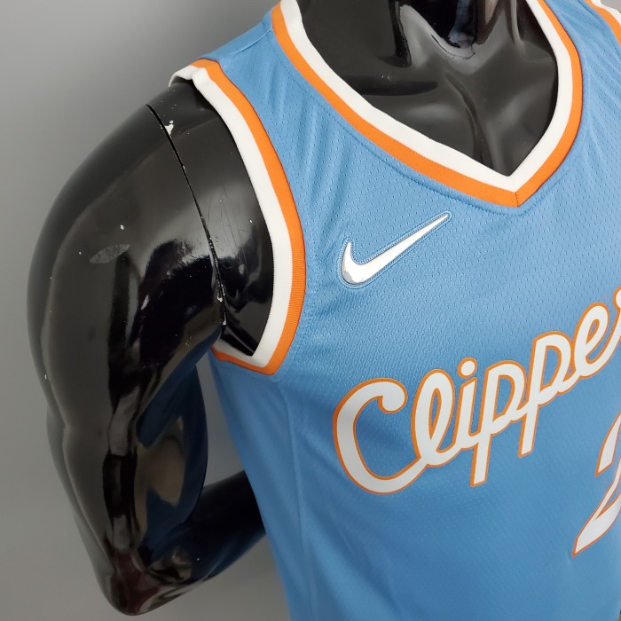 Kawhi Leonard LA Clippers 2022 City Edition Swingman Jersey Blue