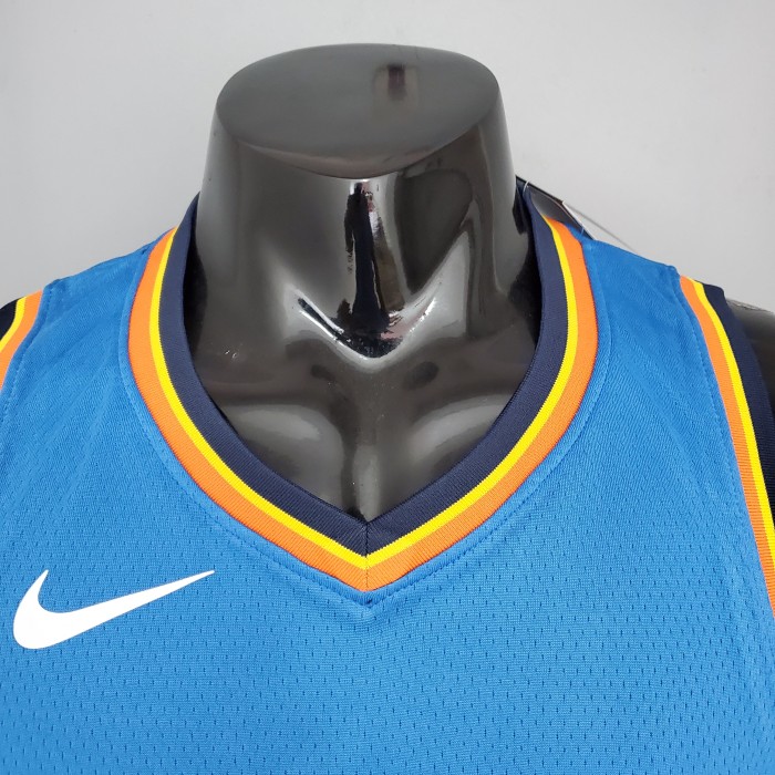 Carmelo Anthony Oklahoma City Thunder Swingman Jersey Blue