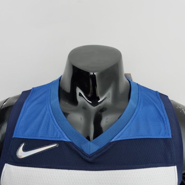 Anthony Edwards Minnesota Timberwolves 75th Anniversary Swingman Jersey Blue