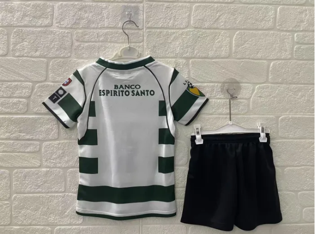 Sporting Lisbon Home Retro Kids Suit 2001/03