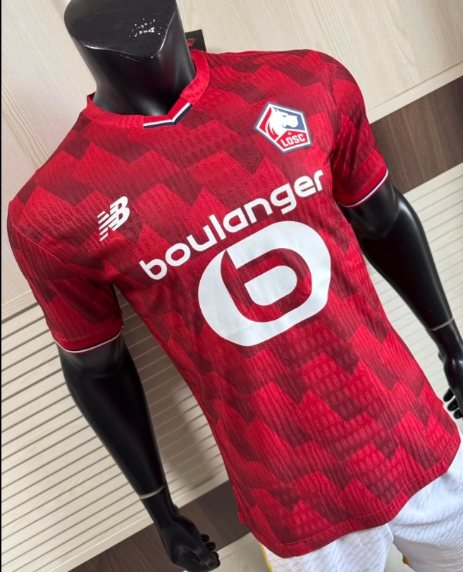 Lille Olympique Home Men Player version Jersey 25/26