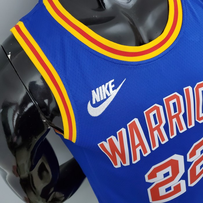Andrew Wiggins Golden State Warriors 75th Anniversary Swingman Jersey Retro Blue
