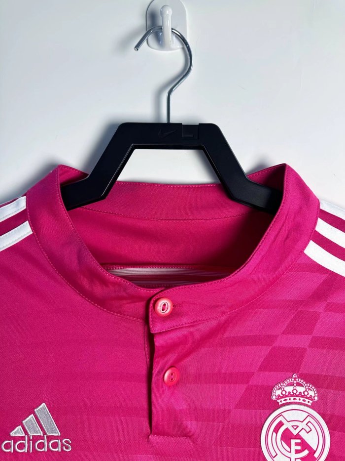 Real Madrid Away Long Sleeve Retro Jersey 2014/15