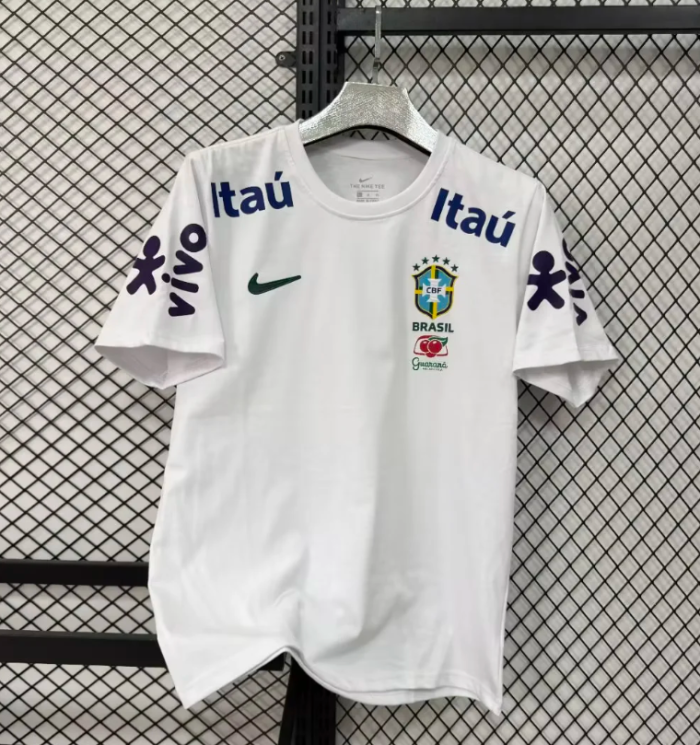 Brazil CBF Training Cotton T-Shirt