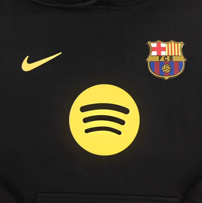 Barcelona Fleece Lined Hoodie Sweatshirt Training Jersey 25/26 (Multiple colors)