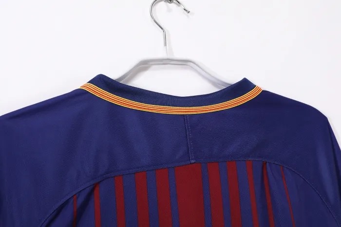 Barcelona Home Retro Long Sleeve Jersey 2017/18