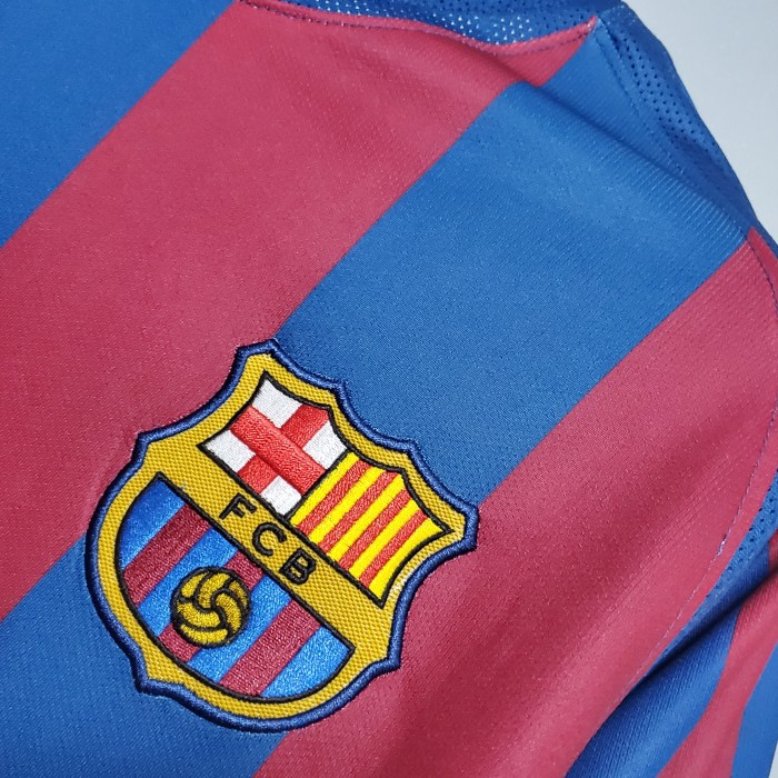Barcelona Home Retro Jersey UCL Final 2006