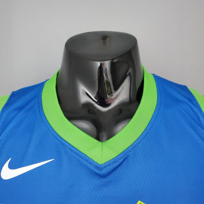 Luka Doncic Dallas Mavericks Swingman Jersey Blue Idol