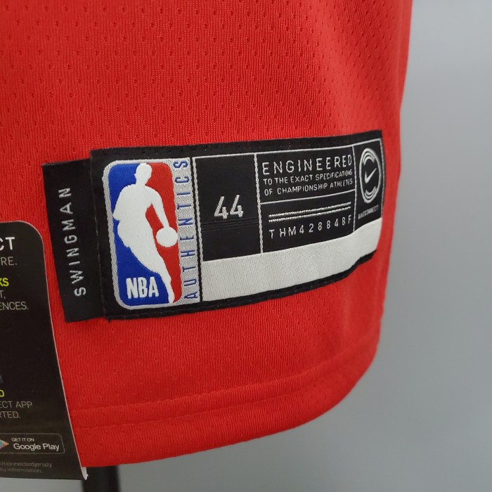 Michael Jordan Chicago Bulls Swingman Jersey Red
