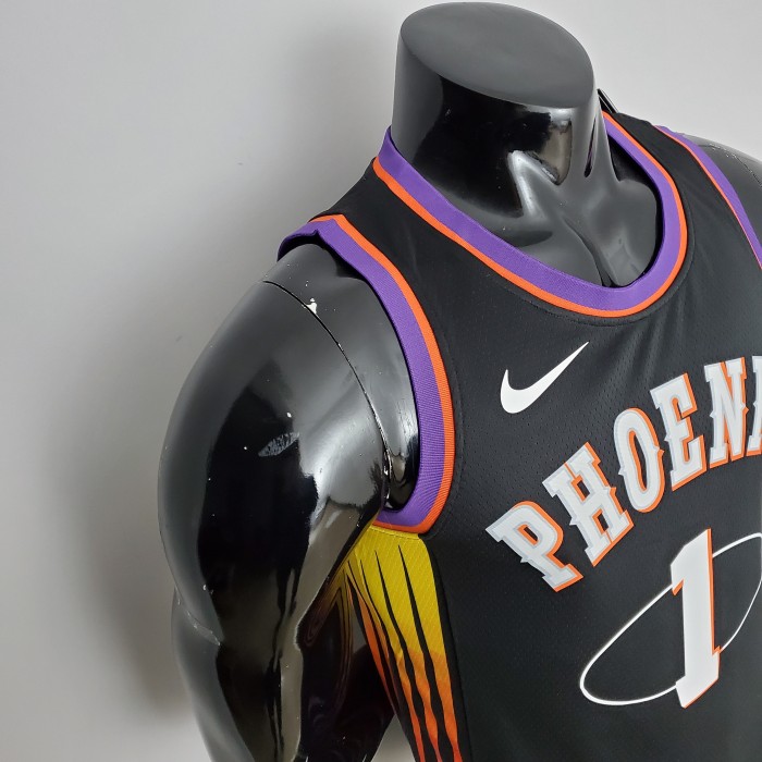 Devin Booker Phoenix Suns City Edition 2022 Swingman Jersey Black