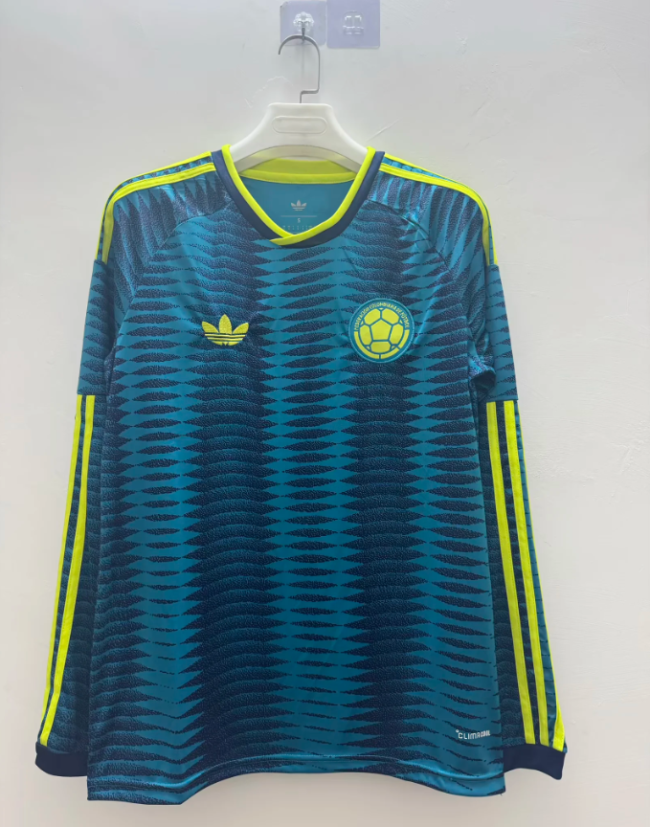 Colombia 2026 World Cup Away Long Sleeve Men Jersey