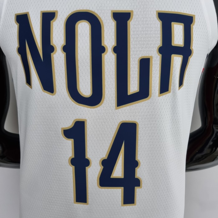 Brandon Ingram New Orleans Pelicans 2022 City Edition Swingman Jersey White