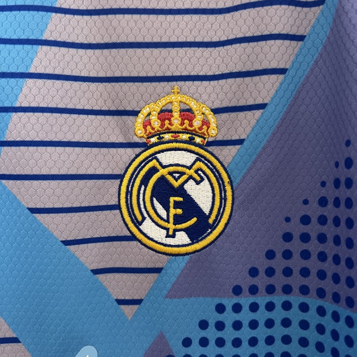 Real Madrid Goalkeeper Man Jersey 24/25 Blue