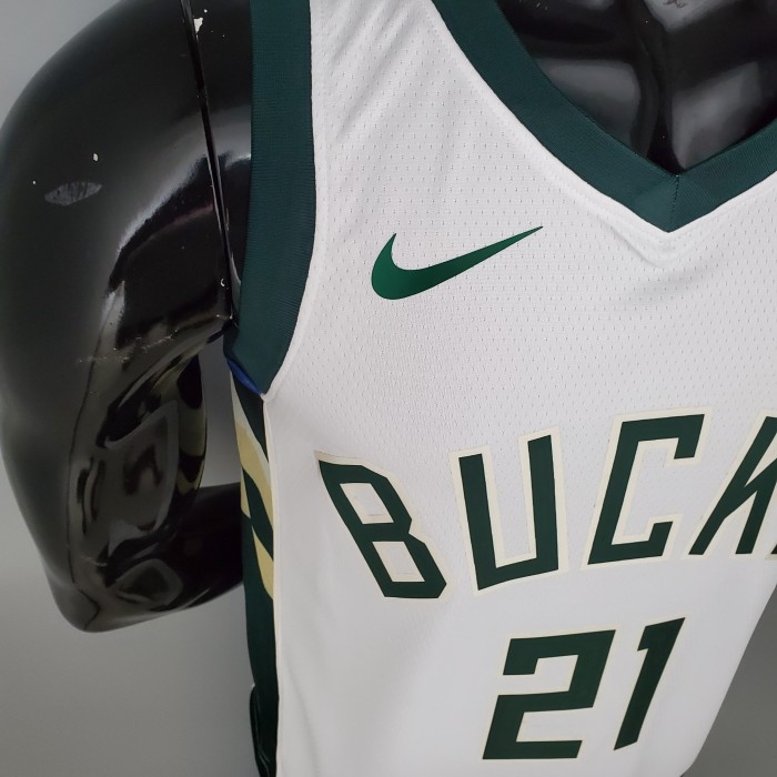 Jrue Holiday Milwaukee Bucks Swingman Jersey White