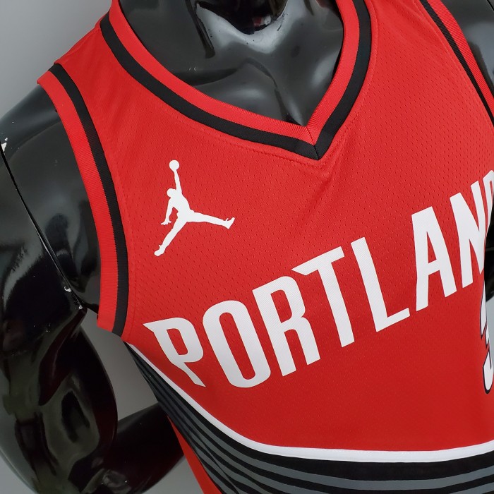C.J. McCollum Portland Trail Blazers Swingman Jersey Red
