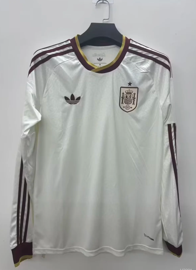 Spain 2026 World Cup Away Long Sleeve Man Jersey