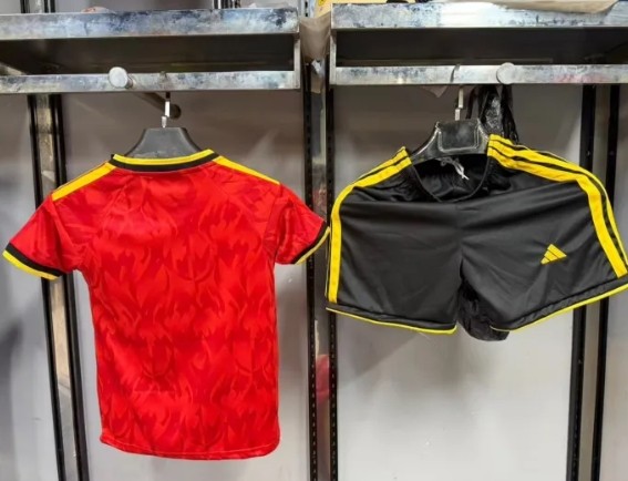 Belgium 2026 World Cup Home Kids Suit
